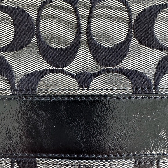 COACH Signature Logo Corner Zip Wristlet - Picture 6 of 6